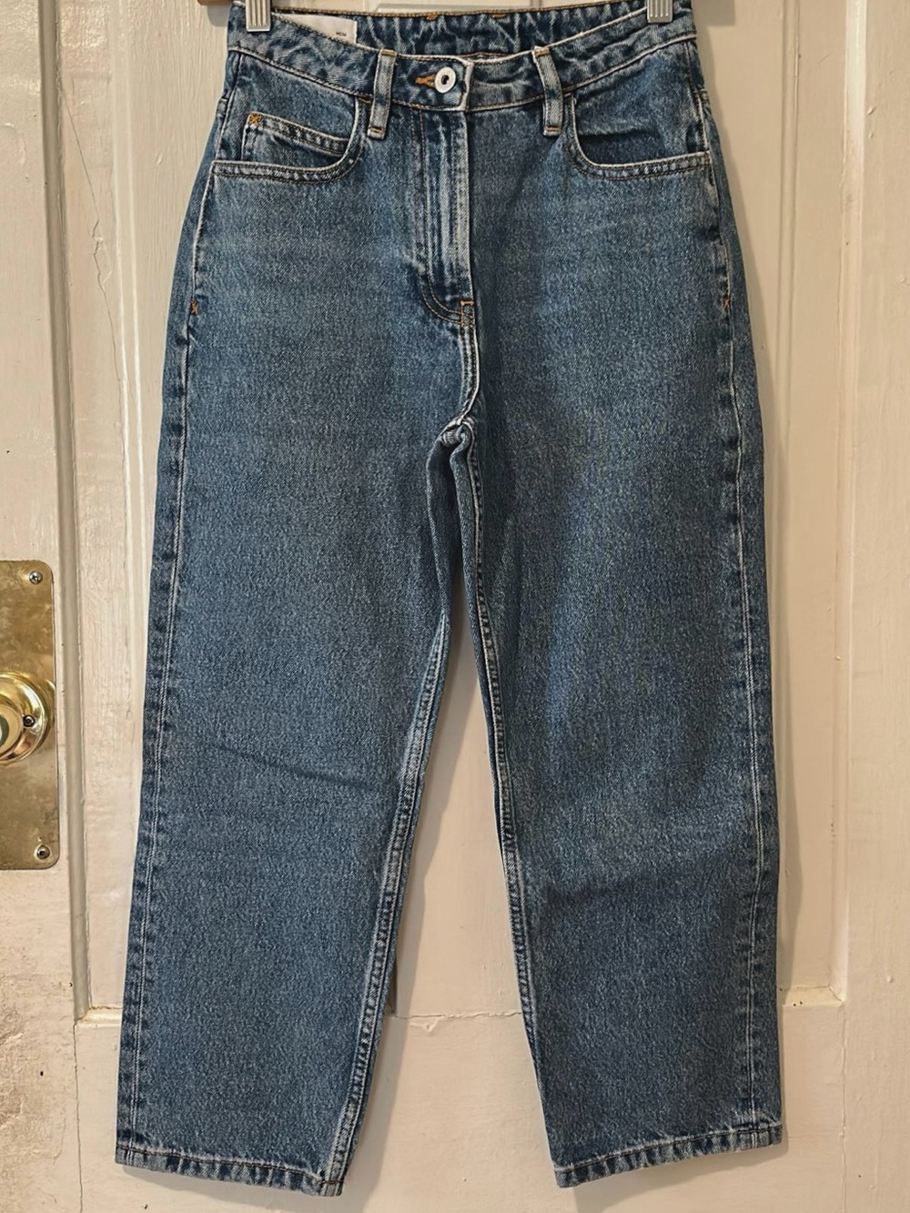 Collision Petite High Waisted Mom Jeans